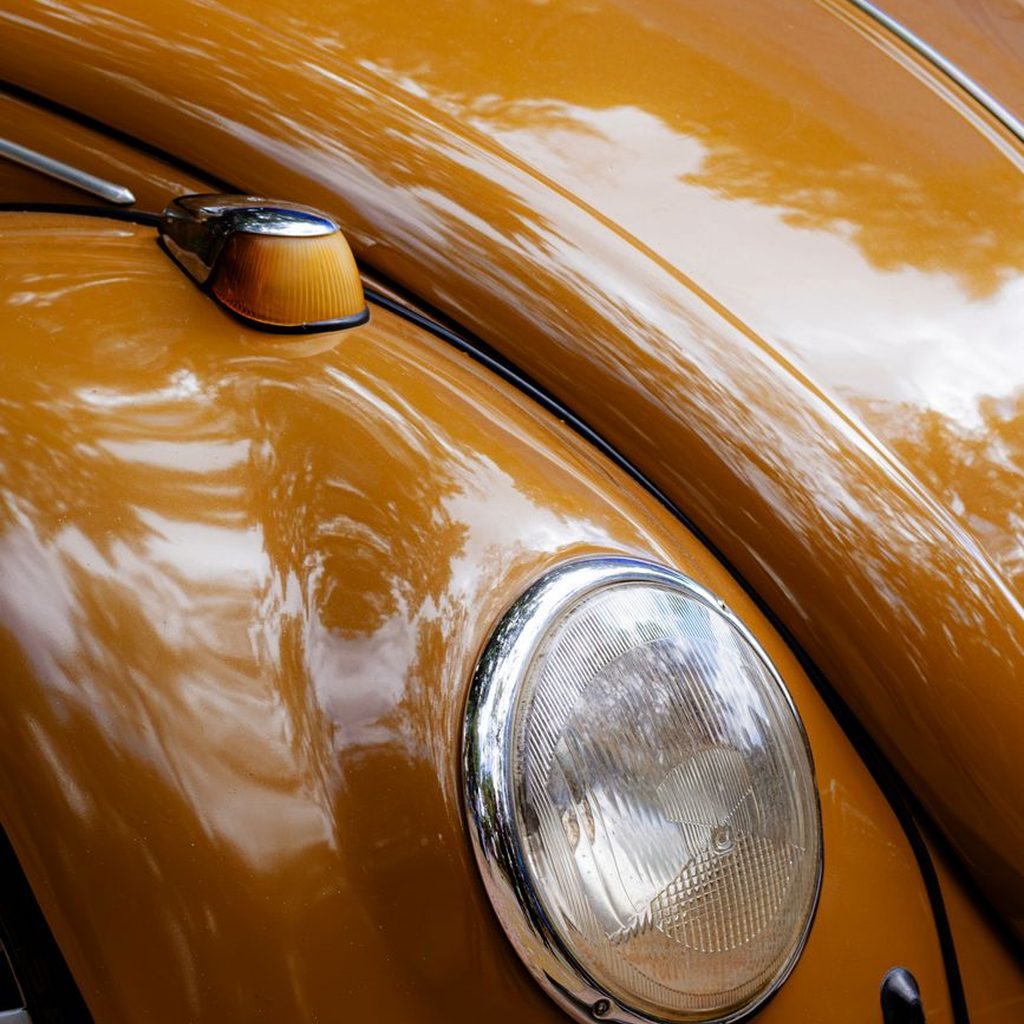 Professional car detailing results showing enhanced shine and surface quality