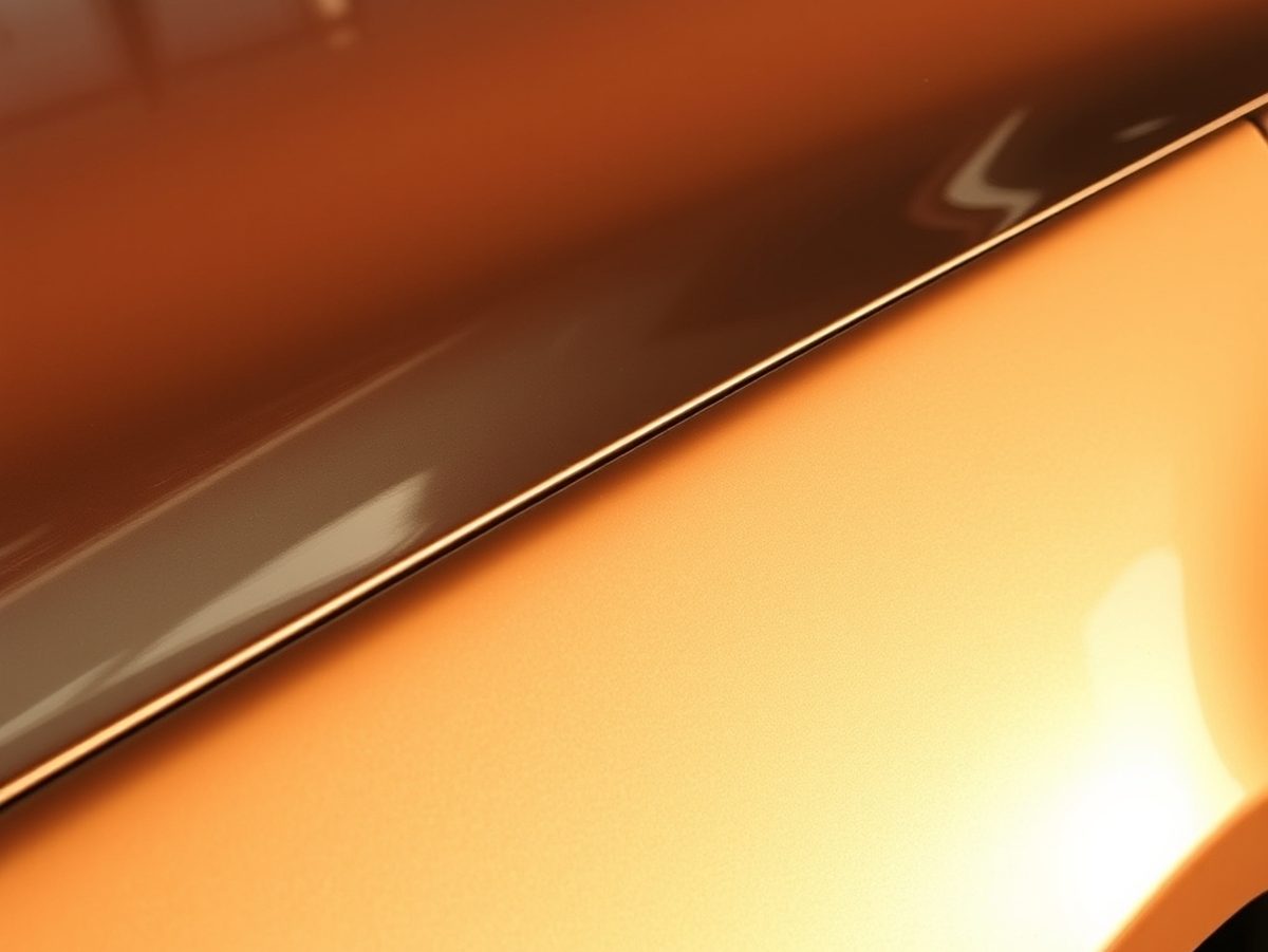 Professional paint correction results - glossy finish